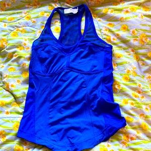 Adidas by Stella McCartney Racer Back Navy Blue Climalite Tank Sz S. 32/XS